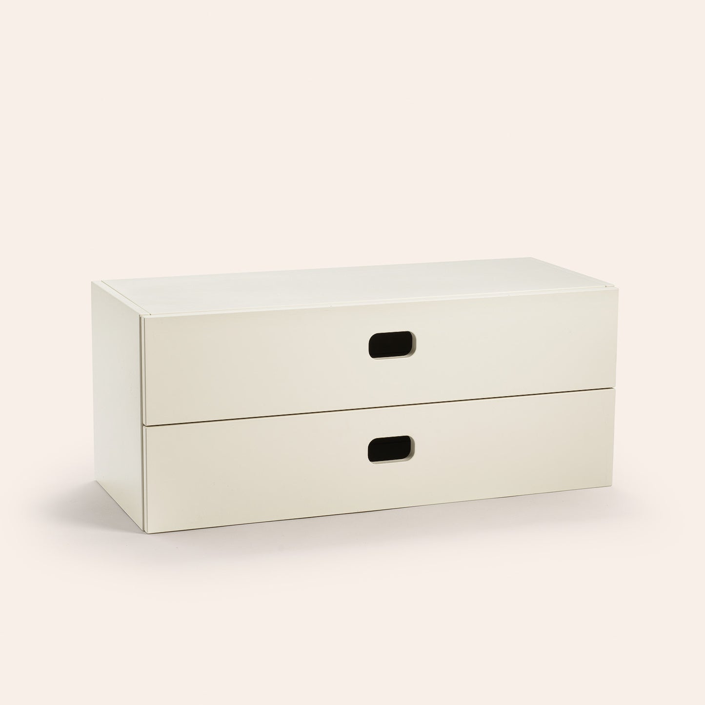 stor lådhurts i off white