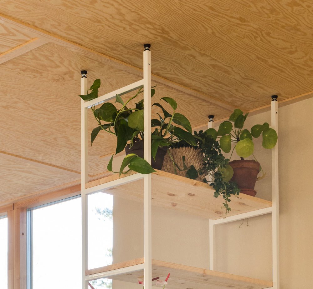 Takfäste för hyllgavel - Vit - 250 - 256 cm