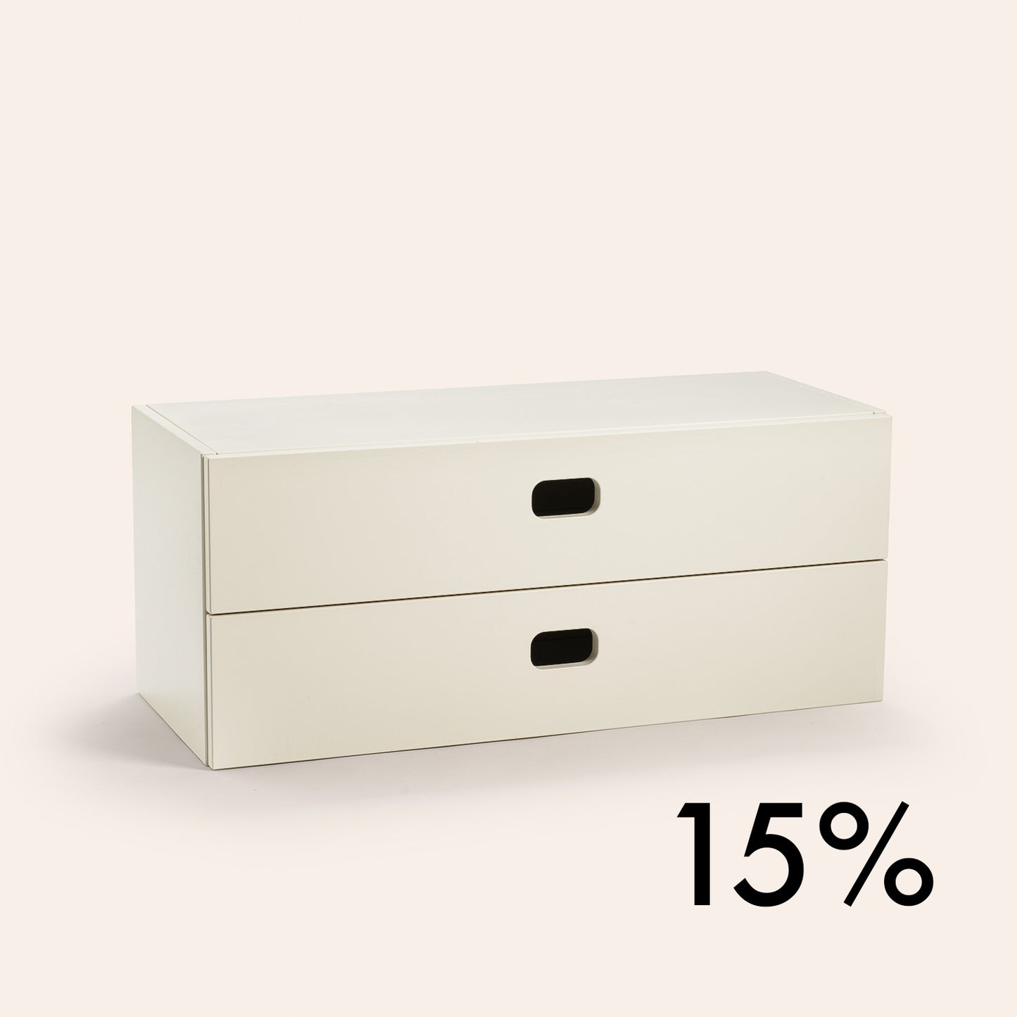 Schubladenschrank groß - Off-White