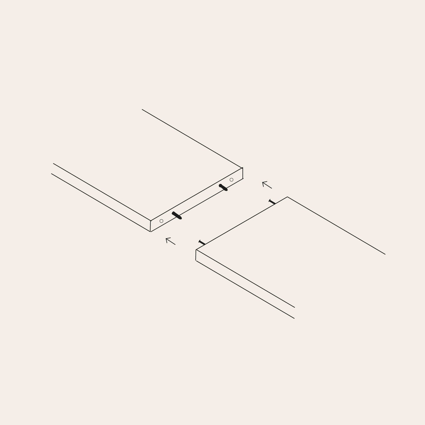 Shelf – Off-white 244 cm